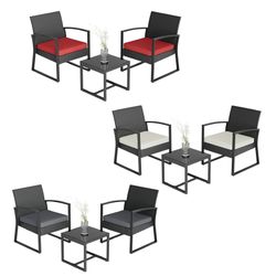 3pc Outdoor Patio Furniture Set