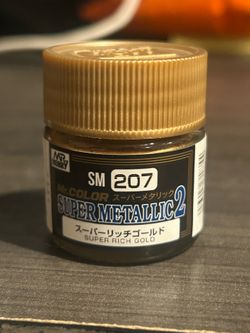 Mr Hobby Mr Color super metallic 2  super rich gold enamel paint 10ml
