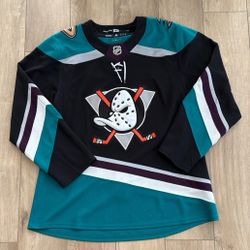 Anaheim Ducks Black And Teal Jersey