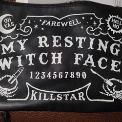 My Resting Witch Face makeup bag 💄 Killstar brand - Like New
