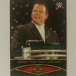 2015 Topps WWE Jerry The King Lawler #20 Card Wrestling HOF Hall Of Fame AWE RAW Collectible Sports Entertainment Sport