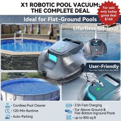 Pondee cordless robotic pool cleaner