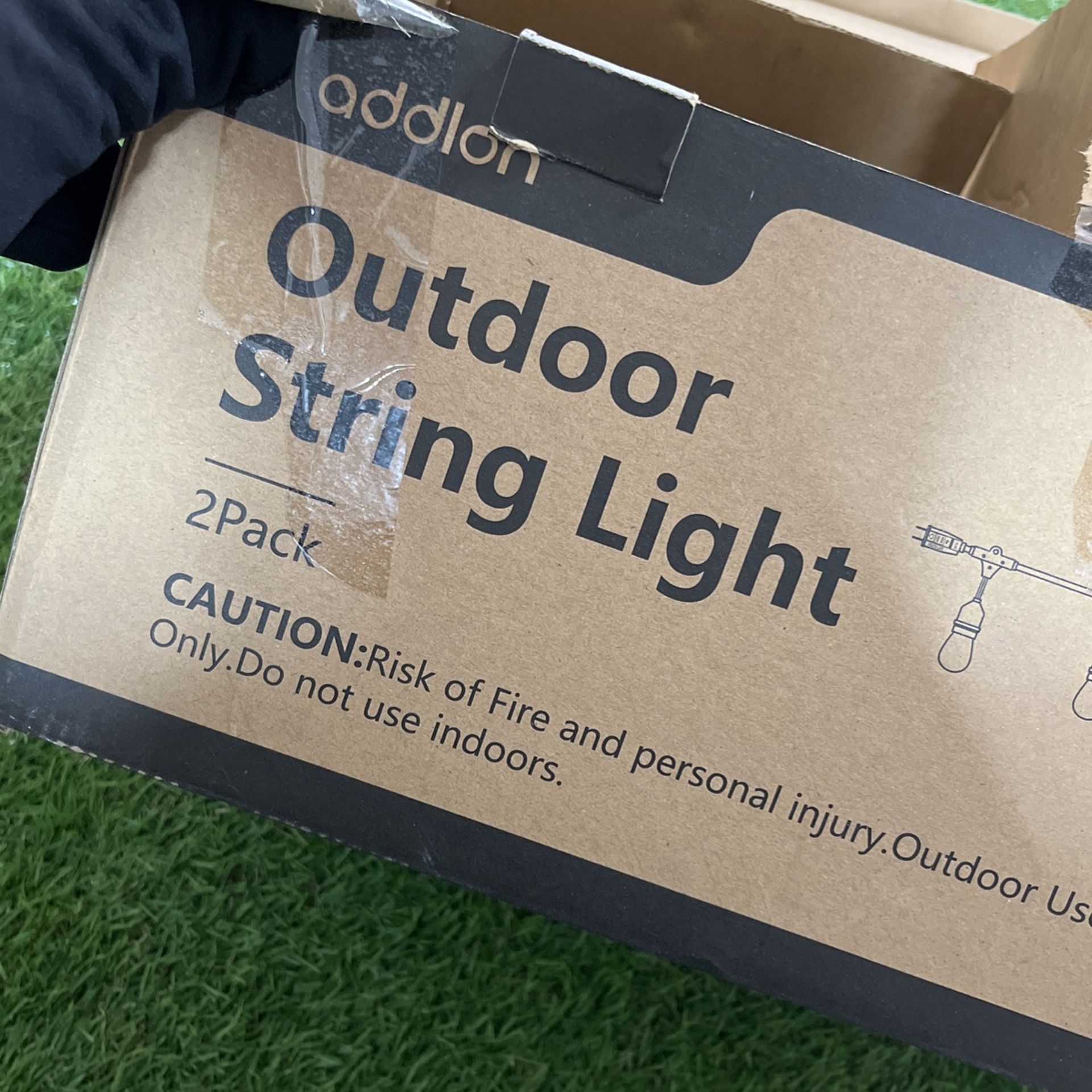 New In The Box Outdoor String Lighting With Timer All Brand New In Box Never Used