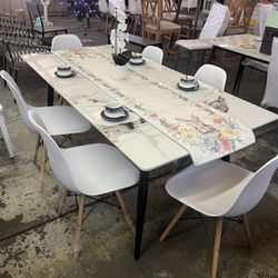 Brand new dining table set $299 6 chairs and table   Warehouse Address:  2745 Boone st  Columbia sc 29204 Behind DOLLAR TREE 【First Gate entrance with