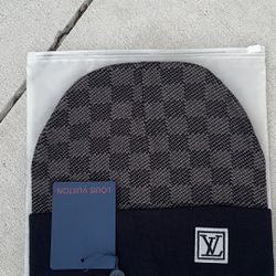 Black Louis Vuitton Beanie