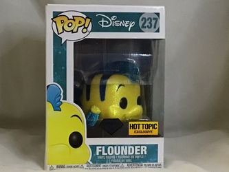 Disney Flounder Diamond Edition Hot Topic Exclusive Pop Figure