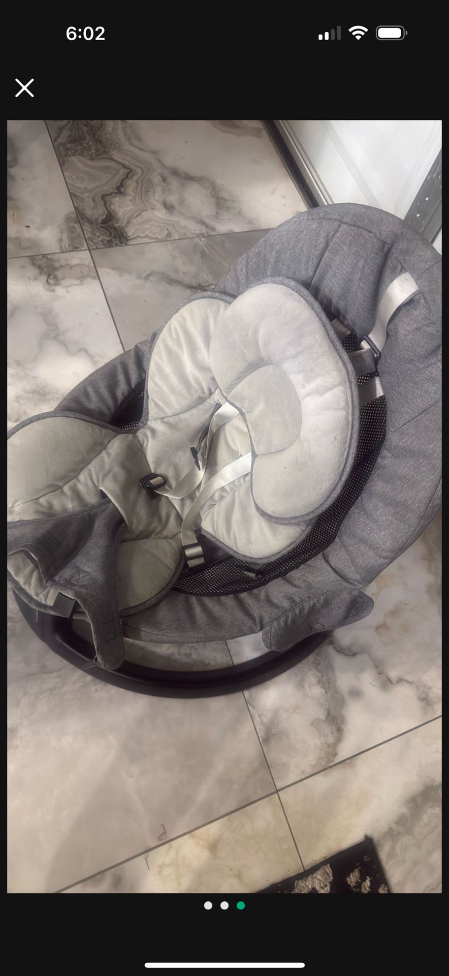 Baby swing with stroller