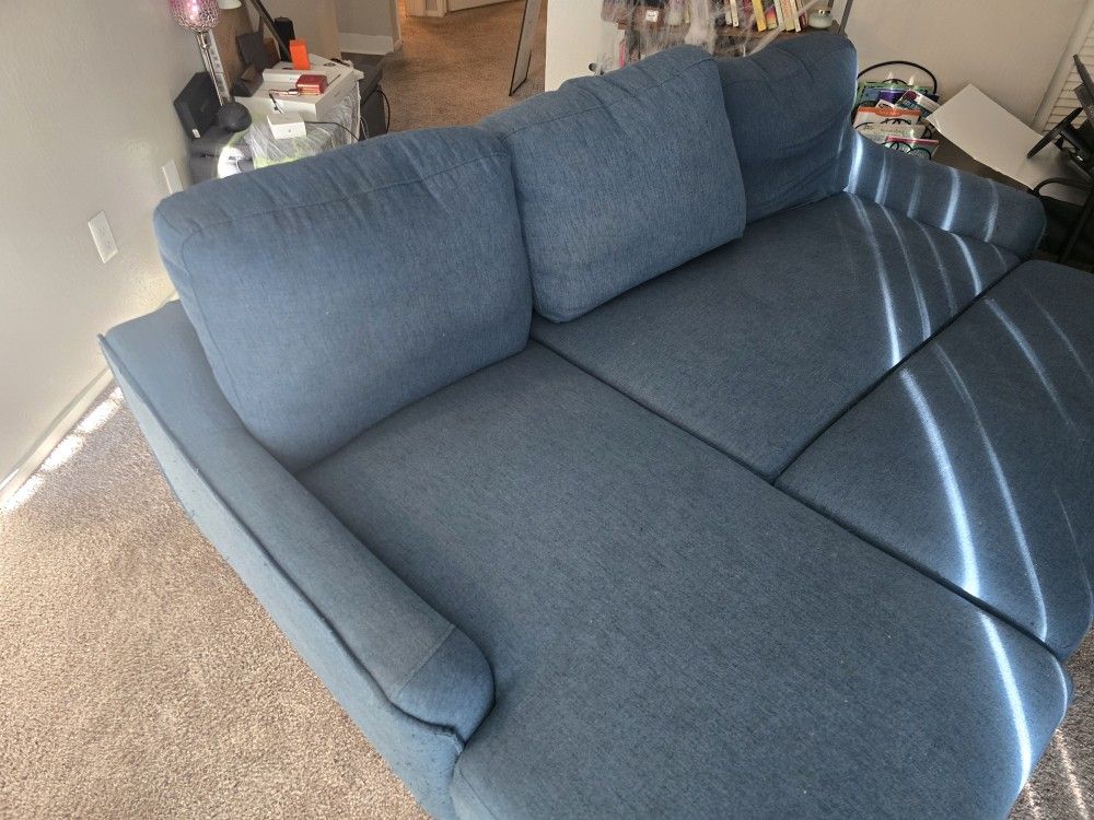 Used Blue Couch