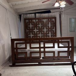 Custom Chinese Chippendale Bed -  Cal. King