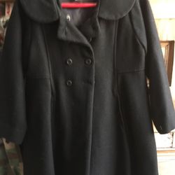 Wool pea coat/ Girls size 5T; Excellent condition! Rarely used!