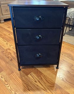 Side Table With Storage Drawers