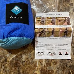 Brand New Single Camping Hammock, Portable Parachute Hammock