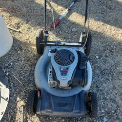Briggs and stratton x 5501 step start lawn mower