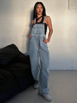 Pretty Women's Denim Jumpsuit Overalls Dazy