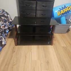 Tv Stand Black TV 