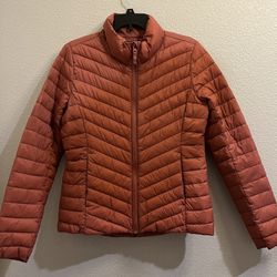 Old Navy lightweight pink puffer jacket