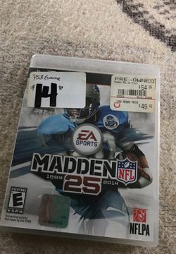 PS3 Madden 25