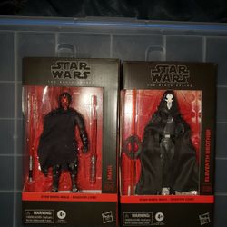 Star Wars Black Series Darth Maul and 11th Brother(The Crow) Shadowlord Show