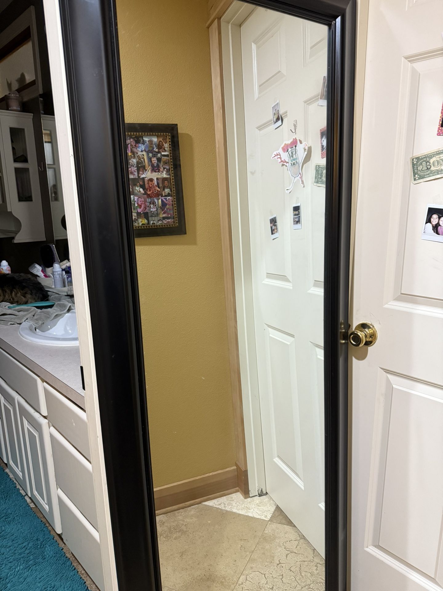 Dark Wood 6’ Full-Length Mirror