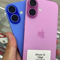 Pink iPhone 16 Unlocked. Cash Or $50 Down W Approval 