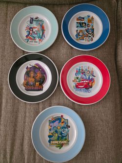 Disneyland Diamond Celebration Collector's Plates.