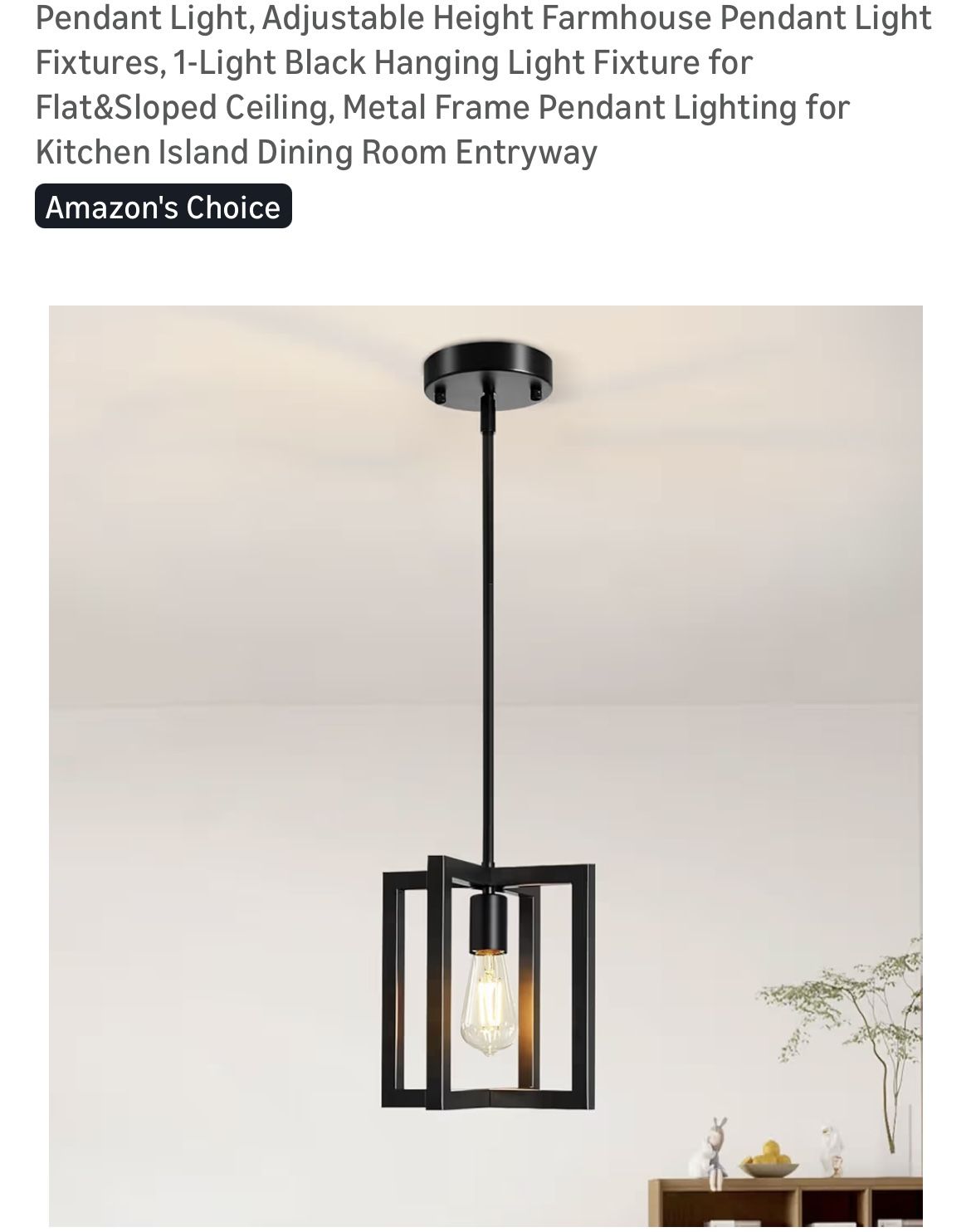 Brand New : Pendant Light