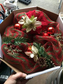 Hand made Christmas wreath