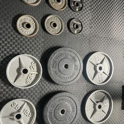 Assorted Pairs Of Weight Plates