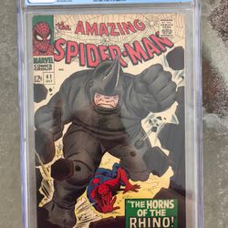 Amazing Spider-Man #41 (1966) CGC 7.5 — O/w to White Pgs; 1st Rhino Appearance 