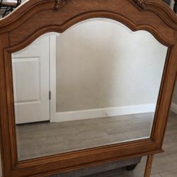 Solid Wood Dresser Mirror
