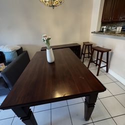 FURNITURE TABLE/STOOL/TV STAND SET WITH CHAIRS