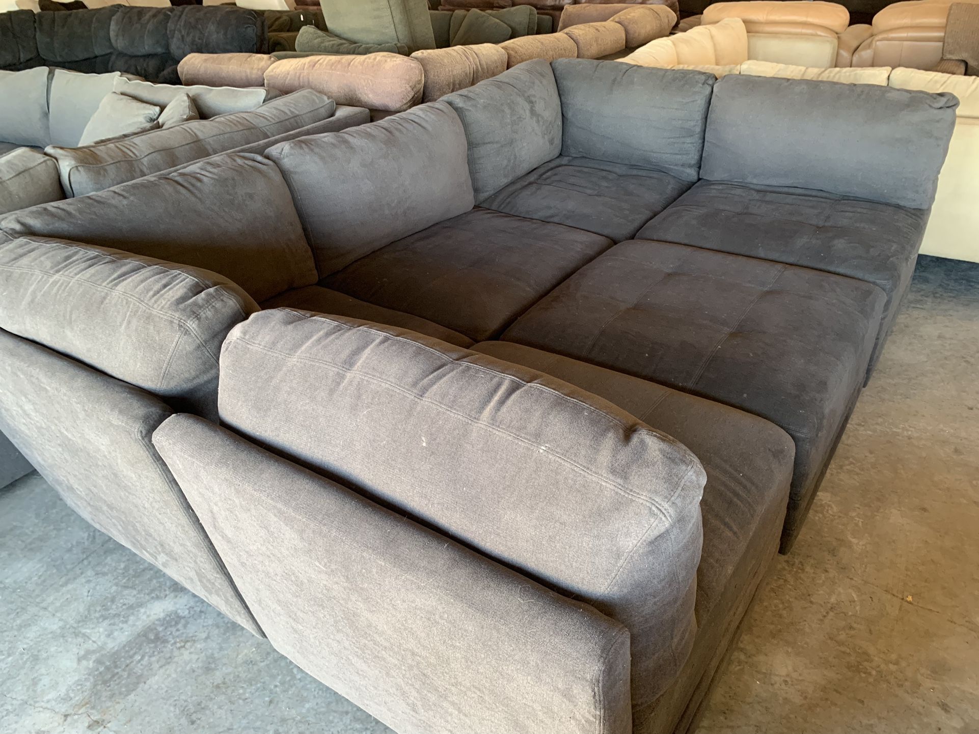 Grey Modular Sectional Couch “WE DELIVER”