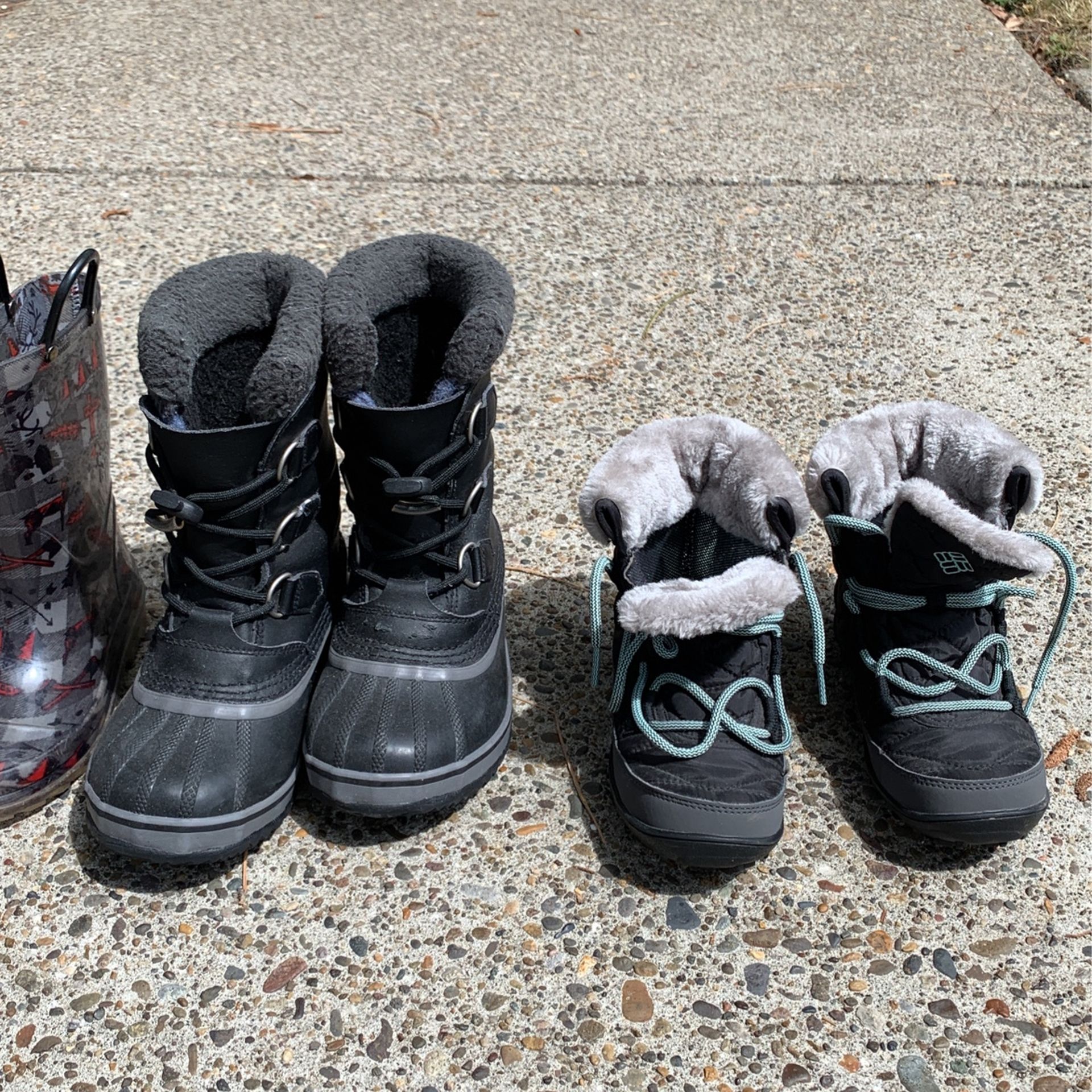 Columbia kids Sorel Snow Boots