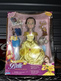 Disney Beauty & Beast Princess Belle First Interactive Talking Doll Electronic