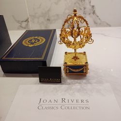 Joan Rivers Collectible Topiary  Fabrege Egg Charm Tree