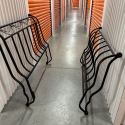 Antique Wrought Iron Bed Frame Headboard Plus Footboard FREE PICKUP