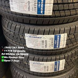 225/65R17 Kumho Crugen Set of Tires Installed and Balanced Set de Llantas Nuevas Instaladas y Balanceadas