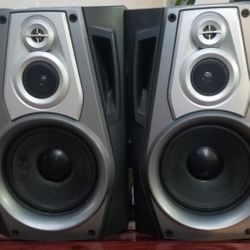 2 Aiwa Bookshelf Speakers