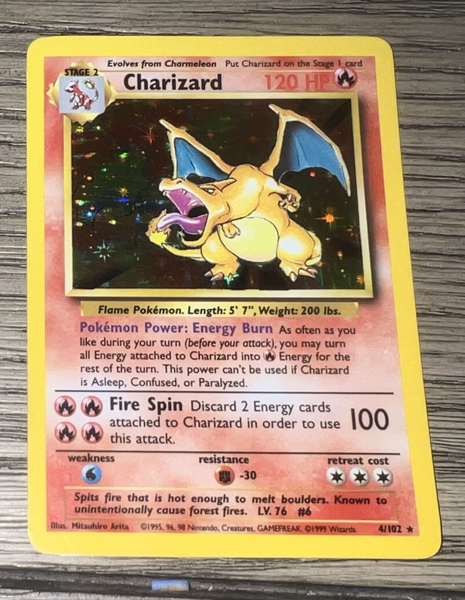 Charizard 4/102 Holo