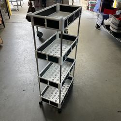 4 Tier Rolling Storage Cart 