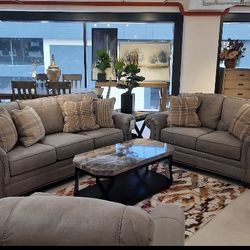 Olsberg Steel Living Room Set (Couch Sofa Loveseat Sectional Options 