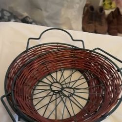 Wire Wicker Basket