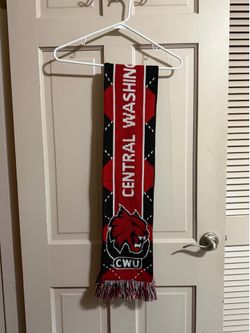 CWU Central Washington Wildcats Alumni Reversible Scarf