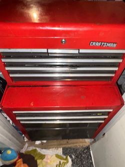 Craftsman Red Metal Tool Chest Cabinet