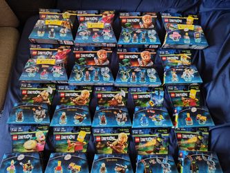 18 Factory Sealed Retired LEGO Dimensions Packs