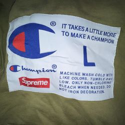 Supreme x Champion collab sweater $20
