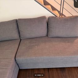Double Section L Couch