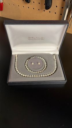 freshwater Pearls 18 Carrot Over Sterling Silver