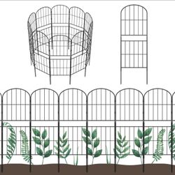 Decorative Garden Fence Fencing 36in (H) x 10ft (L) Animal Barrier for Dog
Rustproof Metal Wire Panel Border, Flower Edging for Yard Landscape Patio O