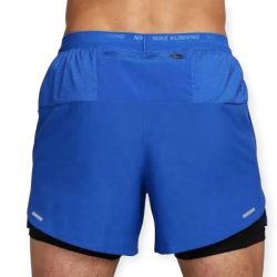 Nike Stride 2-n-1 Dri-FIT 5" Running Shorts Blue FN2992-480 Men’s XL